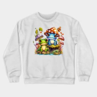 Frogs Composition #4 Crewneck Sweatshirt